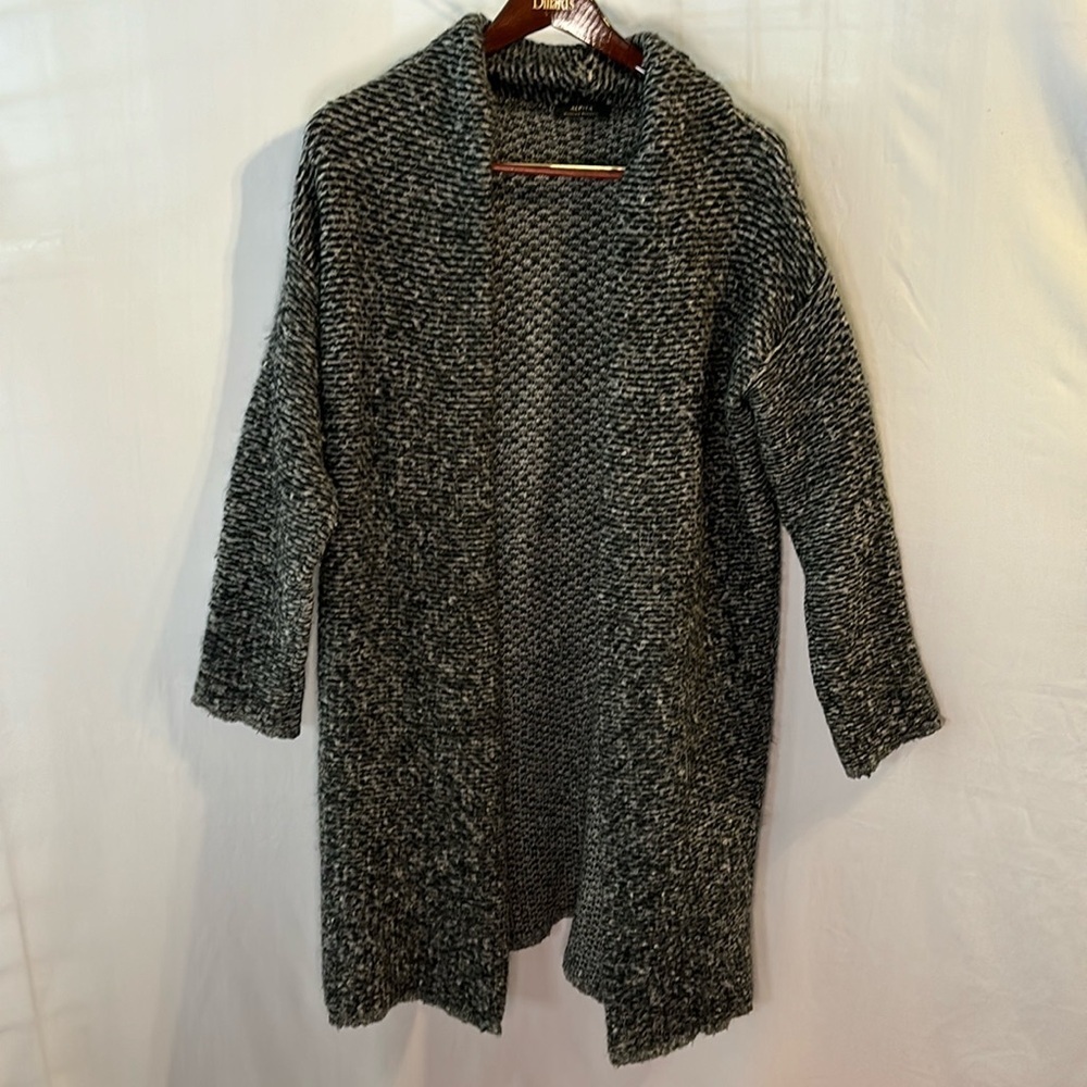 ALPHA MASSIMO REBECCHI Sweater Long Cardigan Sweater Dark Academia Lagenlook
